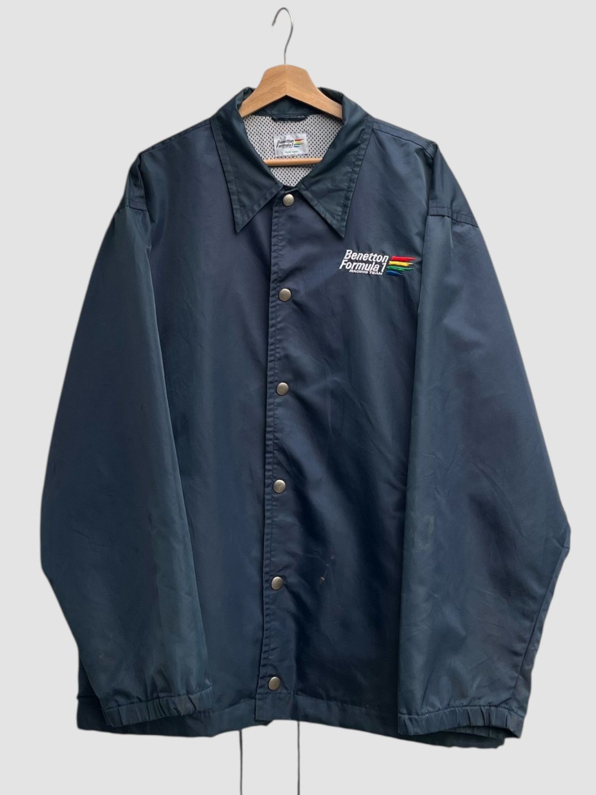 Benetton Vintage Benetton Formula 1 Coach Jacket Size US L / EU 52-54 / 3 - 2 Thumbnail