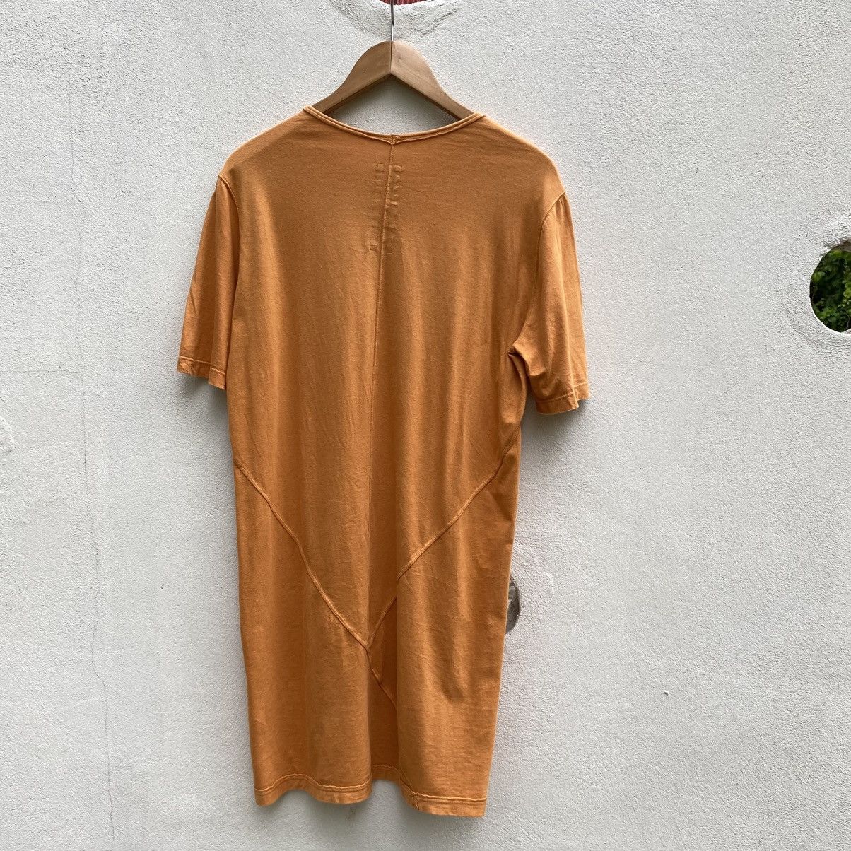 Rick Owens Drkshdw Rick Owens drkshdw mustard tee Size US M / EU 48-50 / 2 - 2 Thumbnail