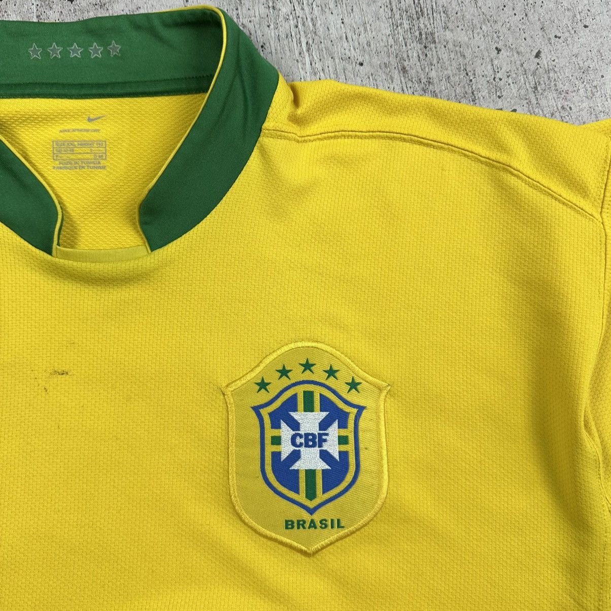 Nike 2006 Nike Brazil National Team Vintage Soccer Jersey Size US XXL / EU 58 / 5 - 9 Thumbnail