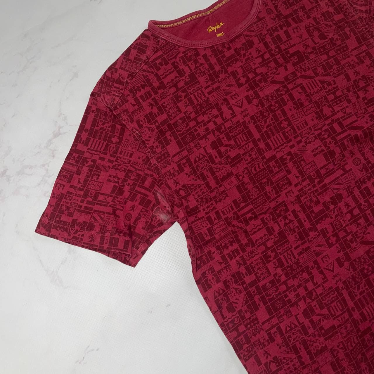 Rapha Rapha velo t-shirt size S Red Short Sleeve Mens Size US S / EU 44-46 / 1 - 6 Thumbnail