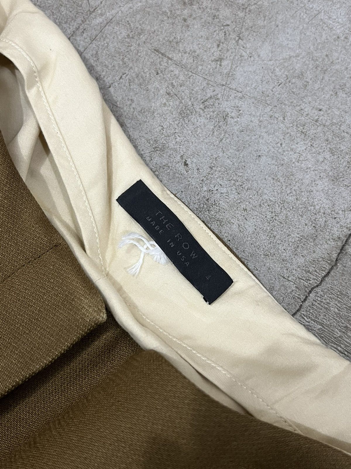 Designer × The Row The Row Wool Trouser Pants Size 28" / US 6 / IT 42 - 3 Thumbnail