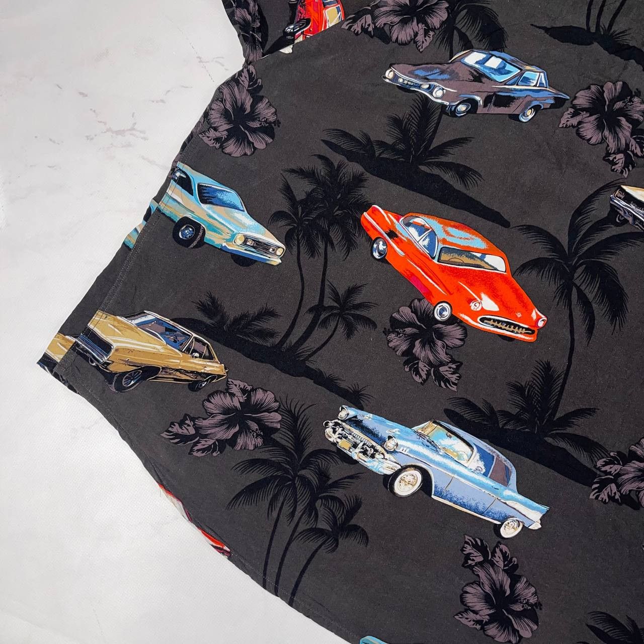 Vintage Shirt Hawai Shirt Print Cars Short sleeve Size XXL Baggy Size US XXL / EU 58 / 5 - 11 Thumbnail