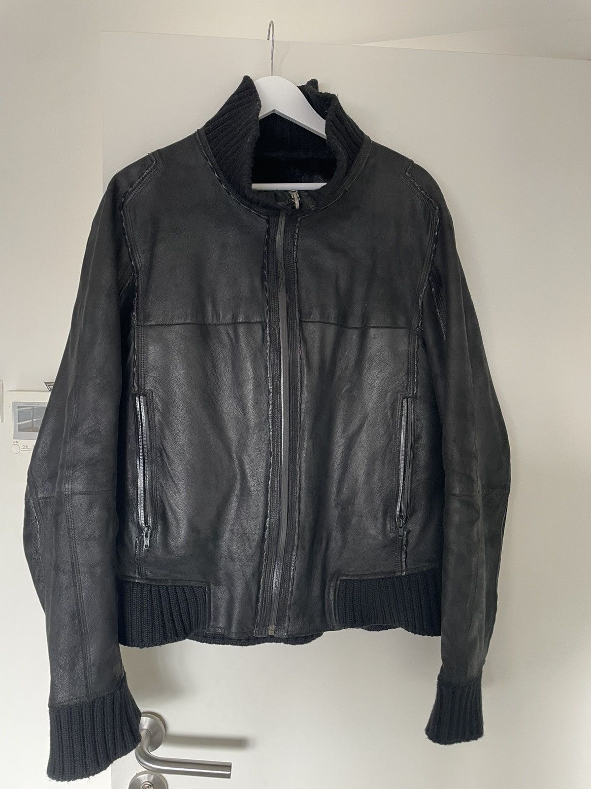 Roberto Cavalli Roberto Cavalli 2side leather jacket Size US XXL / EU 58 / 5 - 1 Thumbnail