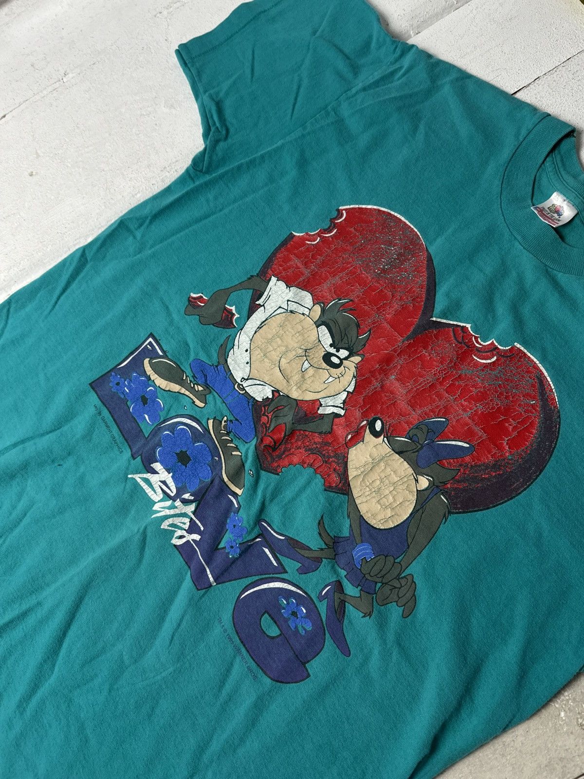 Warner Bros 1995🚨 TAZ WARNER BROS. BIG LOGO RARE COPYRIGHT Size US XL / EU 56 / 4 - 4 Thumbnail
