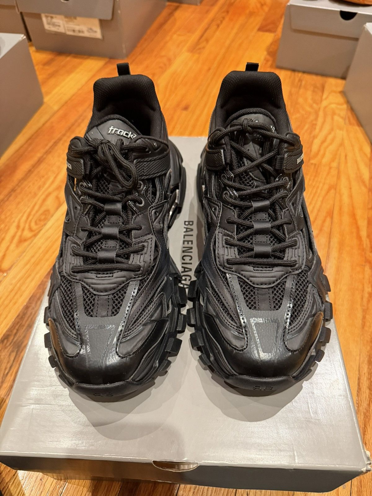 Balenciaga Track 2 Black Clear