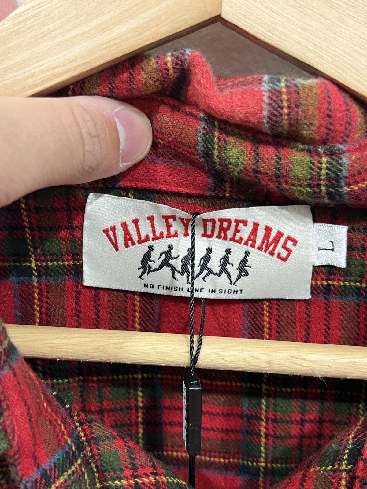 Vale Vale Forever Studded Red Haze Flannel Size US L / EU 52-54 / 3 - 2 Thumbnail