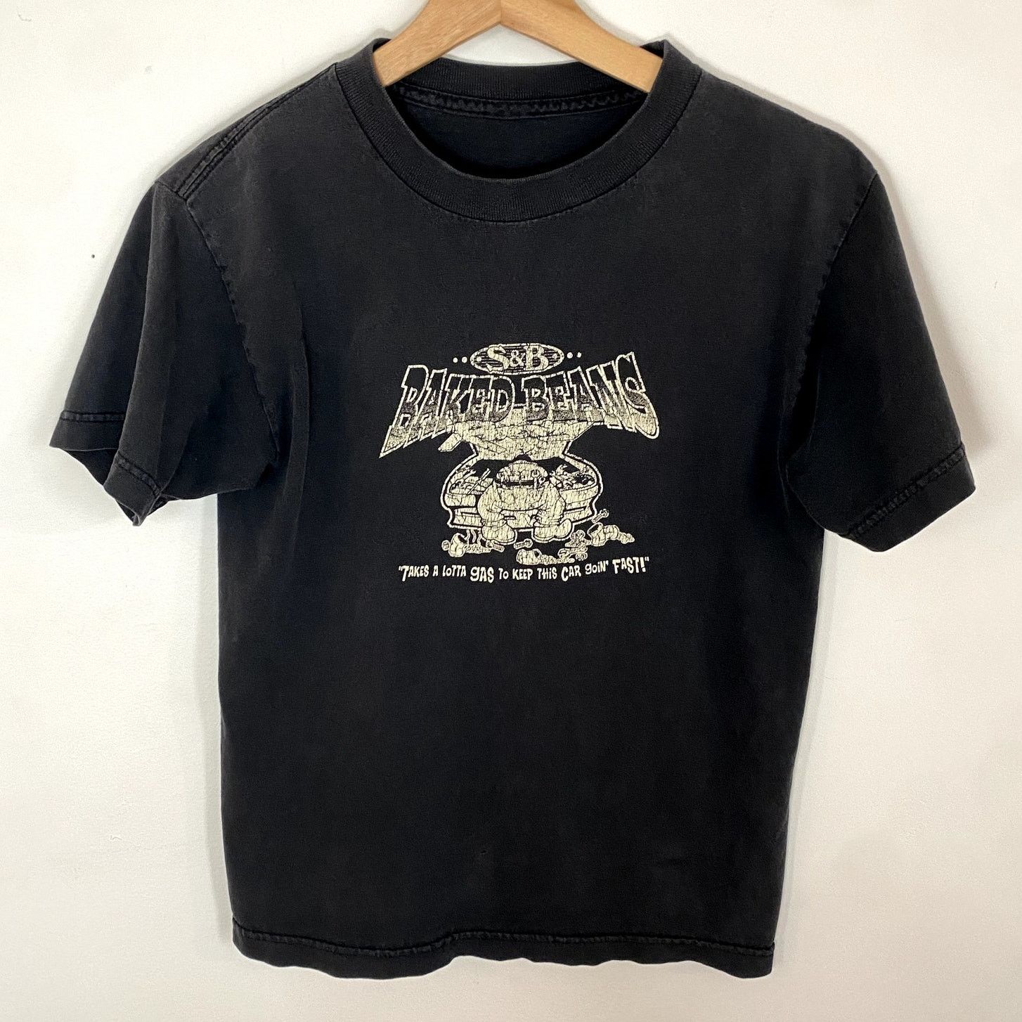 Vintage Vintage Baked Beans Racing Gas Comedy T Shirt Size US S / EU 44-46 / 1 - 1 Thumbnail