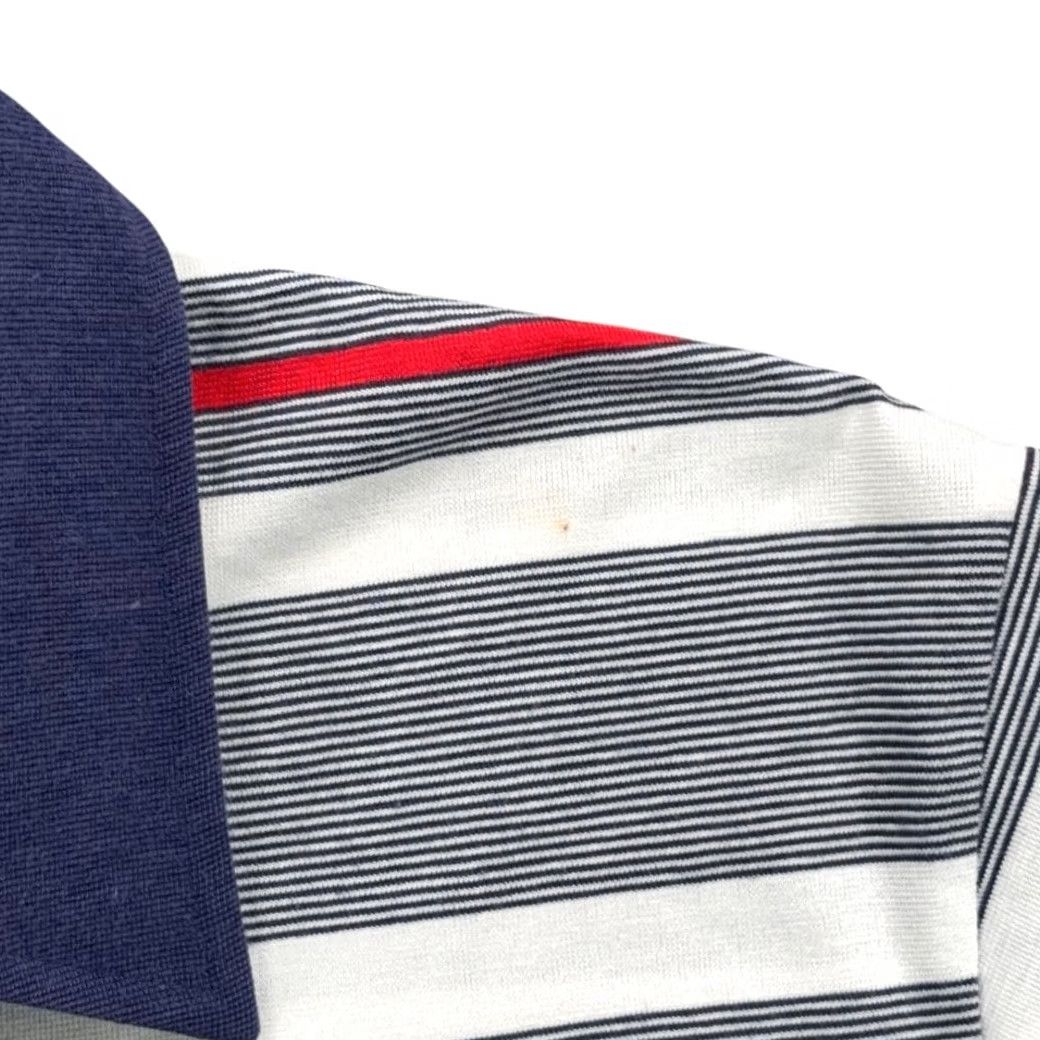 Vintage Vintage Knightsbridge Polo Shirt Adult SMALL Blue White Red Striped Pocket 80s Size US S / EU 44-46 / 1 - 7 Thumbnail