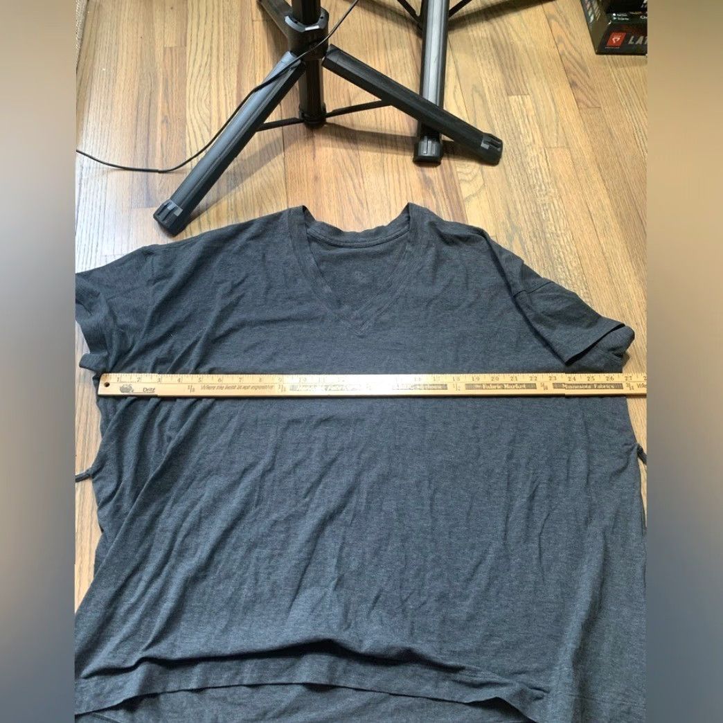 Lululemon Lululemon Front Tie Tee Women's S Black Casual Shirt Size ONE SIZE - 8 Thumbnail