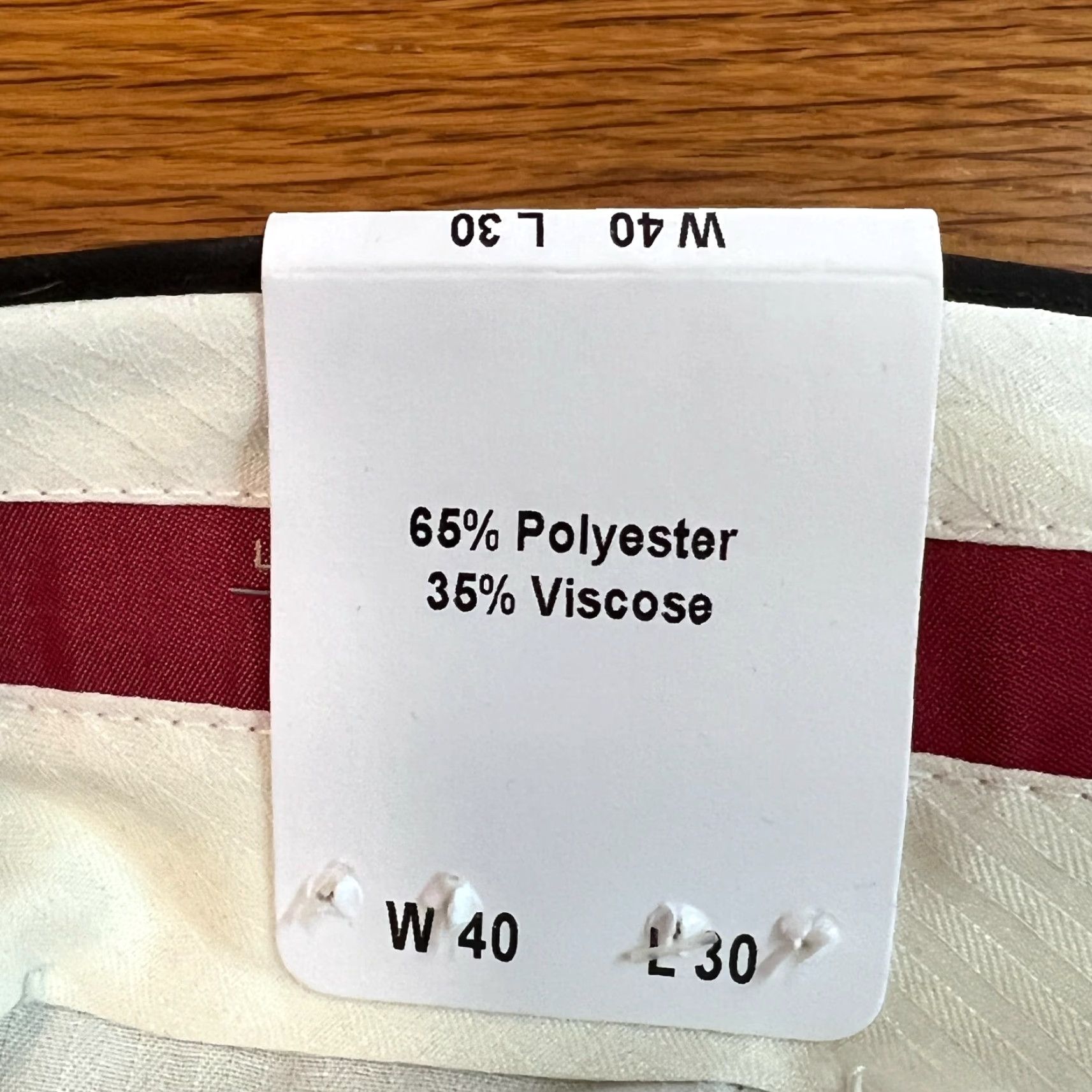 Vintage Louis Raphael Rosso Men Dress Pants Striped Dark Chocolate Brown 40X30 Regular Inseam 30 in Size US 40 / EU 56 - 6 Thumbnail