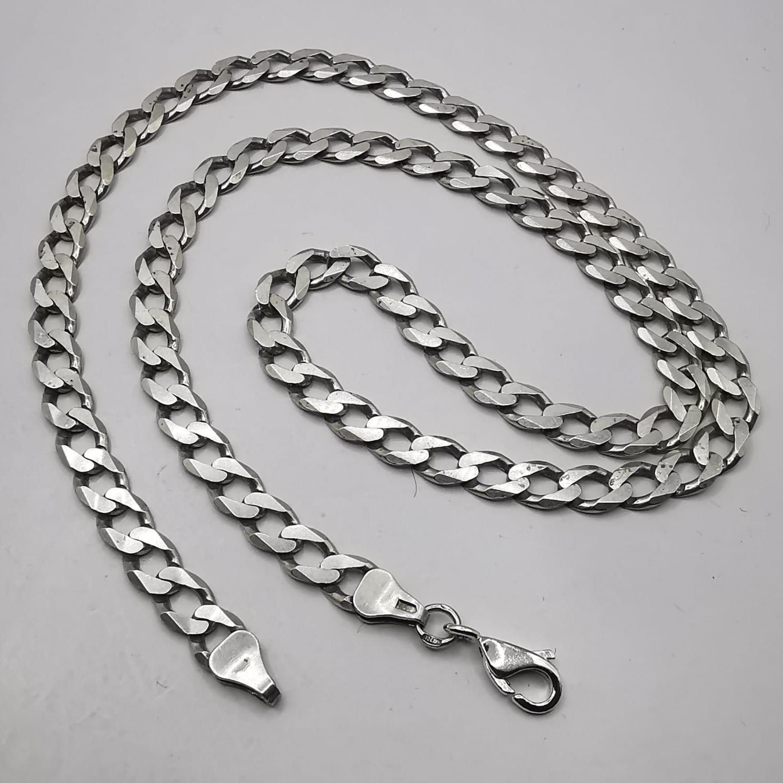 Vintage Jewelry Chain 925 Sterling Silver Signed 24.77g