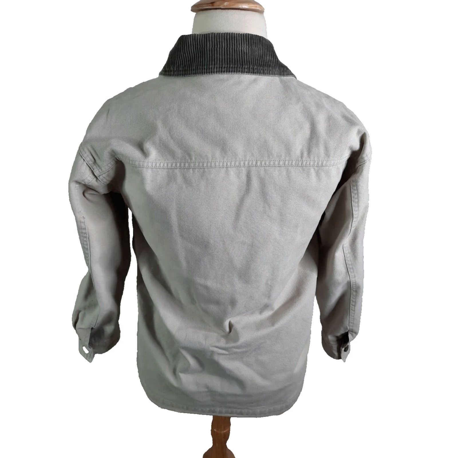 Vintage VINTAGE Barn Chore Coat Women's L Field Jacket Beige Canvas Cotton Size L / US 10 / IT 46 - 5 Thumbnail