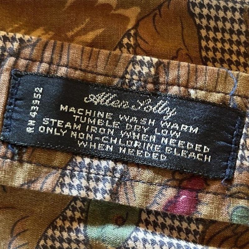 Allen Solly Allen Solly Vintage Men’s 17.5 34/35 Duck Print Cotton Shirt Size US L / EU 52-54 / 3 - 3 Thumbnail