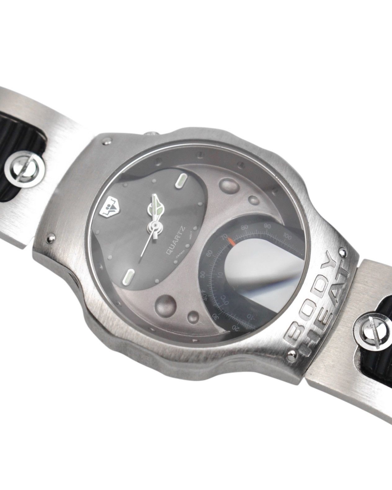 Hysteric Glamour 1990S BODY HEAT “ENVIRONMENTAL” METAL BRACELET QUARTZ WATCH Size ONE SIZE - 4 Thumbnail