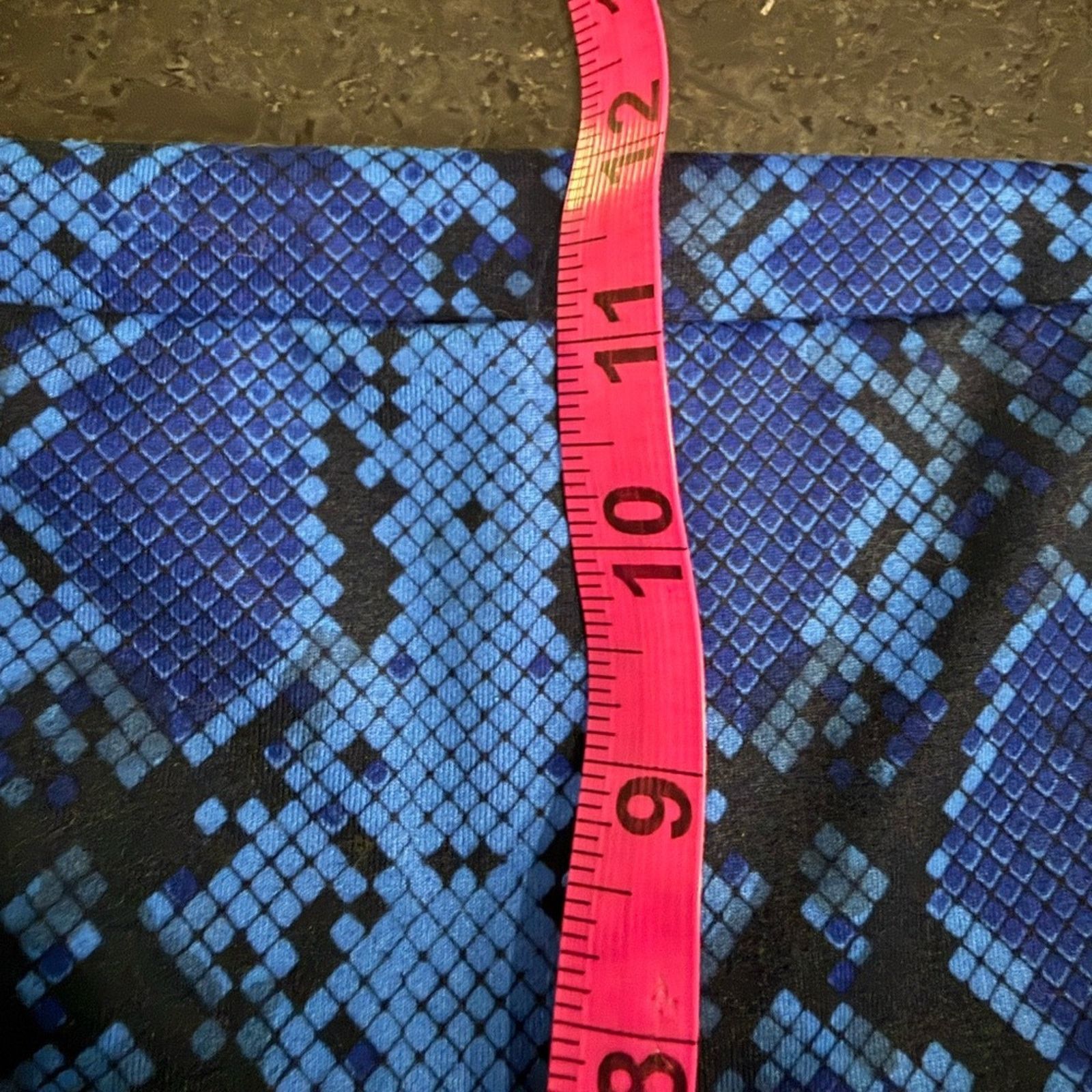 Lululemon Lululemon Wunder leggings Snake Pipe Dream Blue Sapphire 8 Size 30" / US 8 / IT 44 - 8 Thumbnail