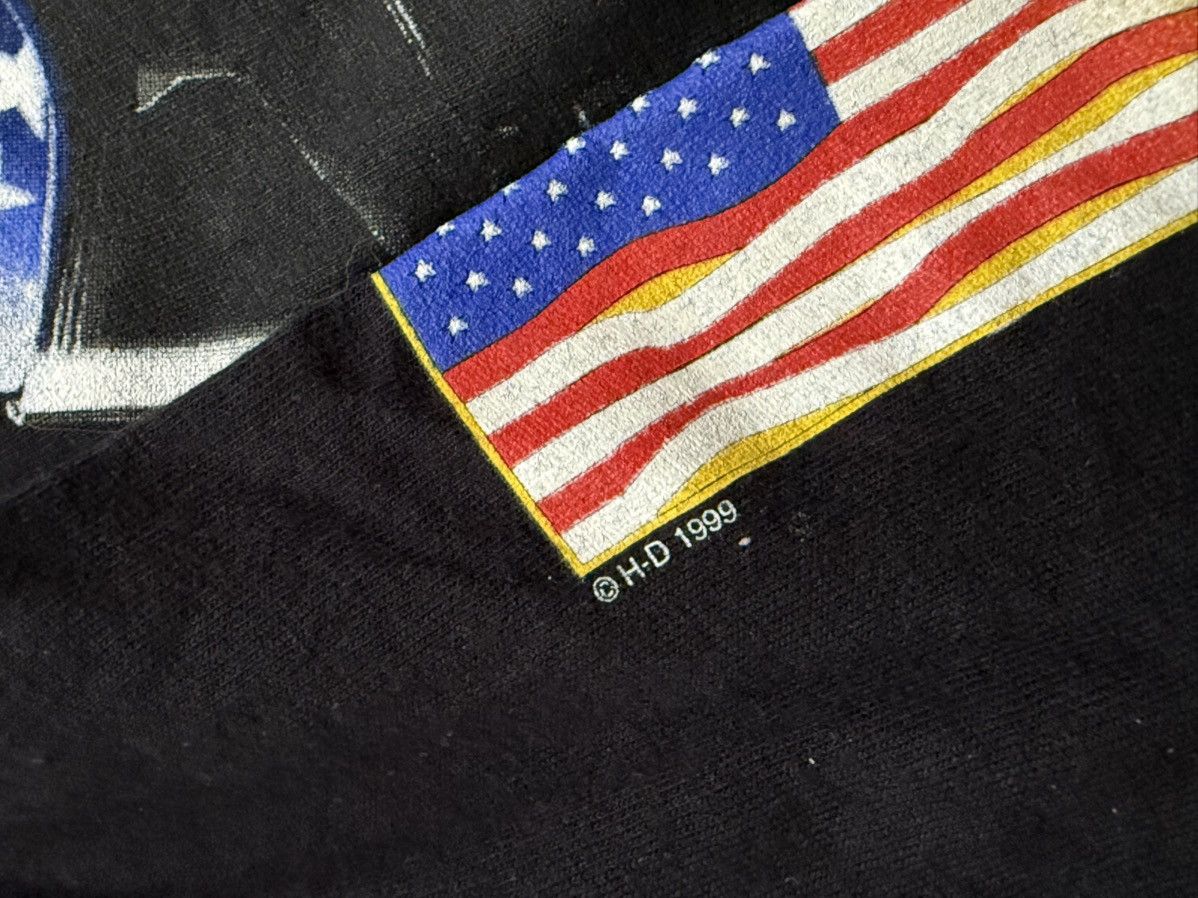 Harley Davidson Vintage 90s Flame Harley Davidson 1999 Long Sleeve Shirt Size US XL / EU 56 / 4 - 6 Thumbnail