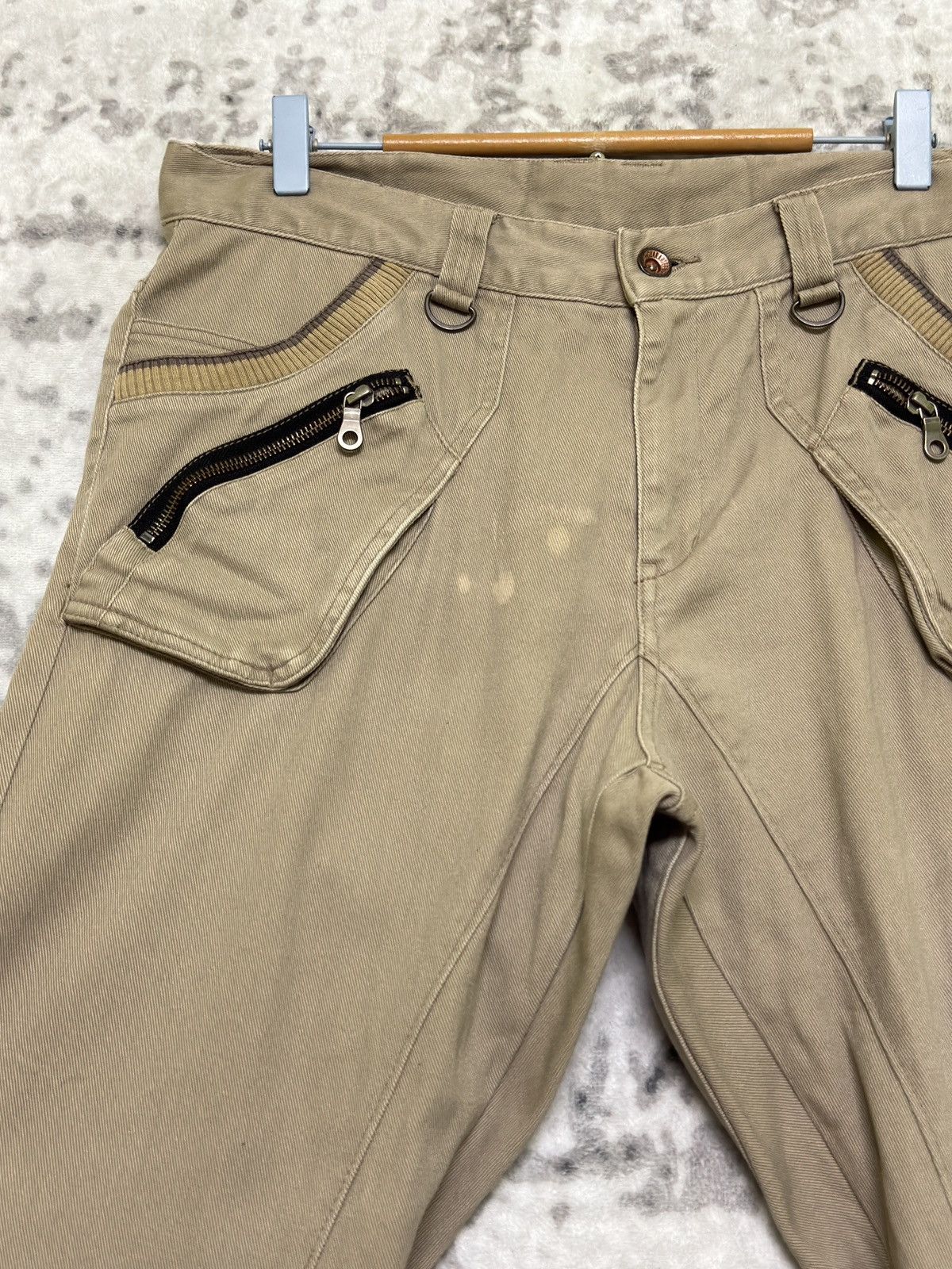 Japanese Brand DISTRESSED PPFM CURVE PUNK PANTS VERY RARE Size US 34 / EU 50 - 4 Thumbnail