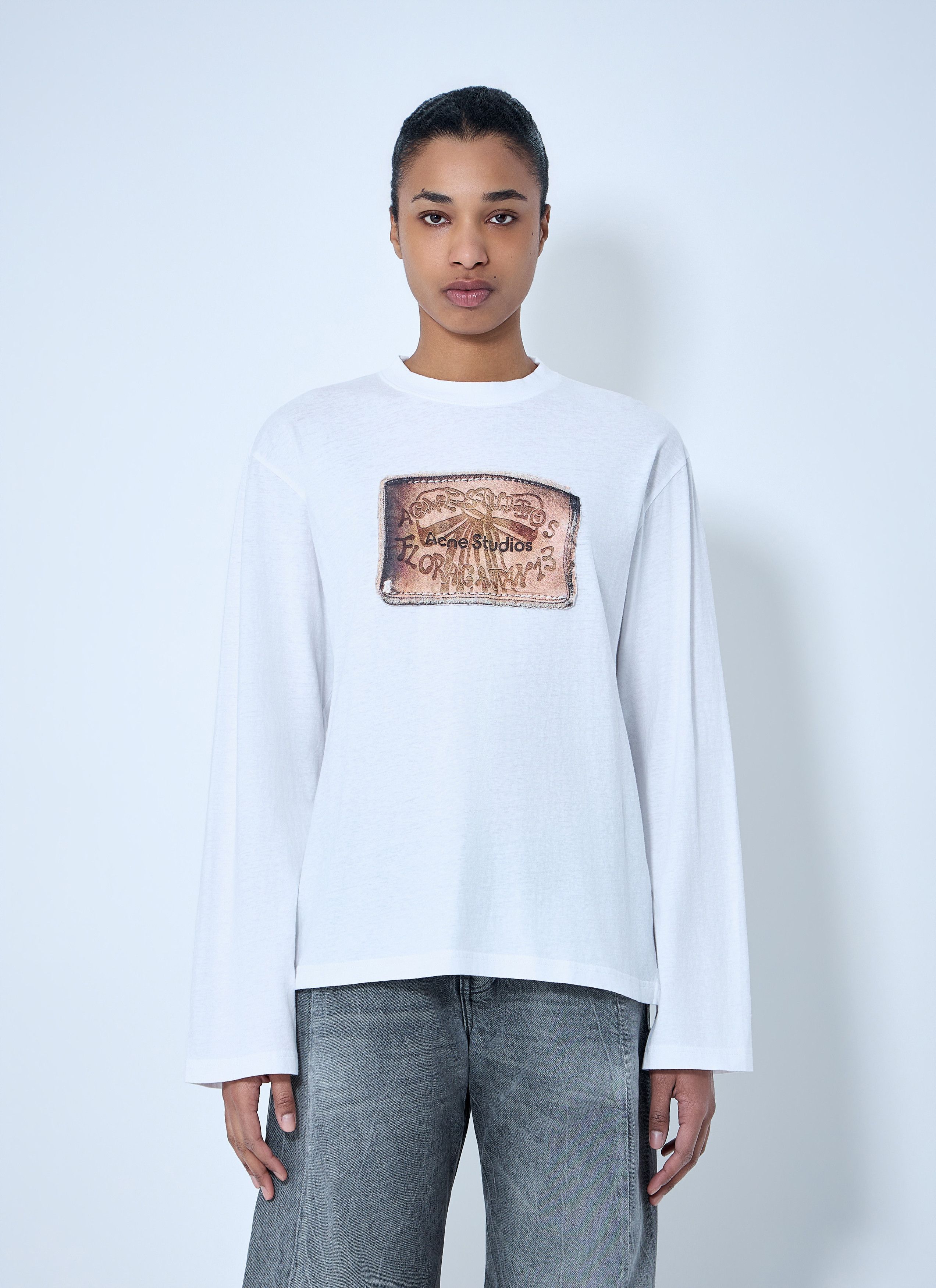Acne Studios Graphic Print Long Sleeve T-Shirt Size L / US 10 / IT 46 - 1 Thumbnail