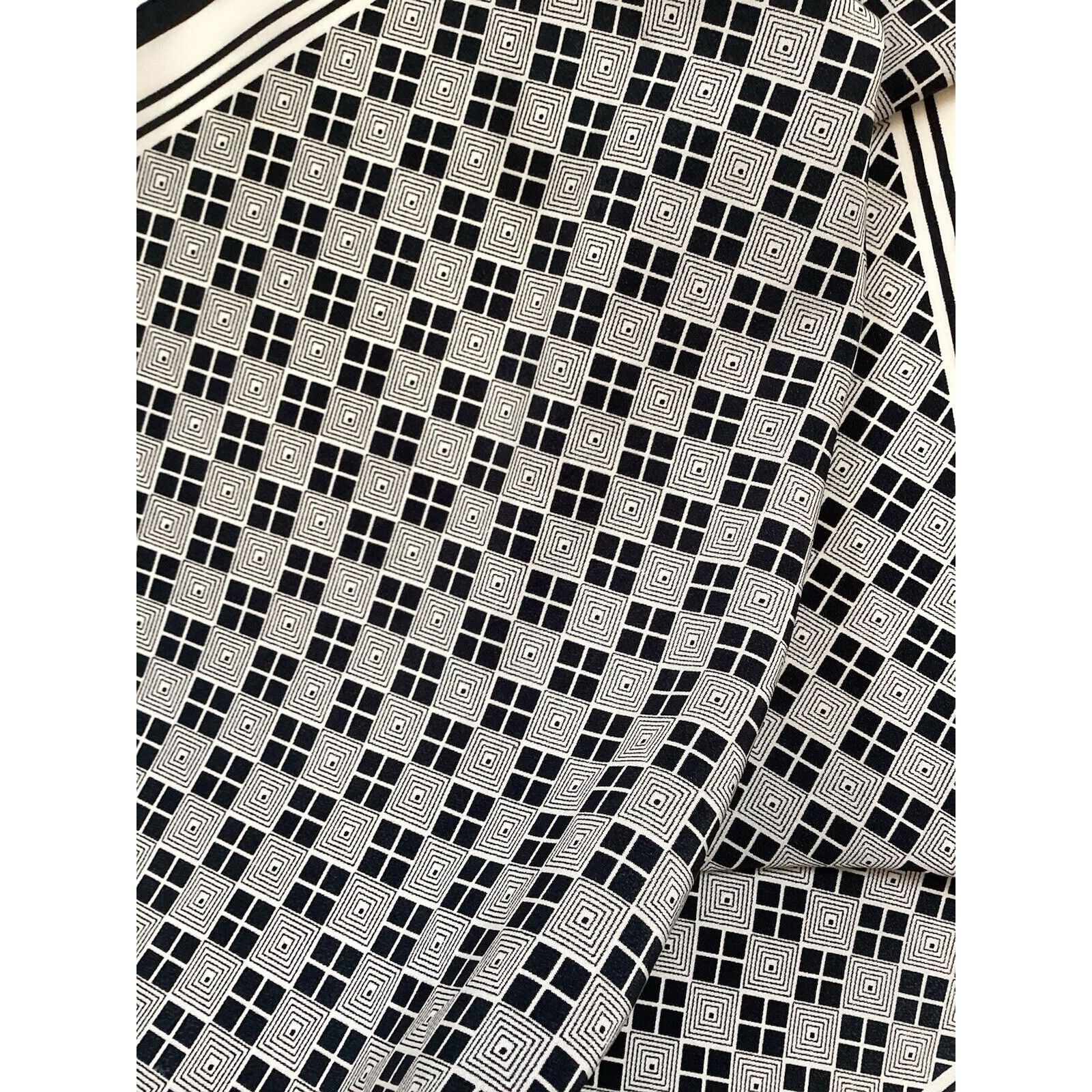 Other STREET ONE Gray & Black Geometric Polyester Scarf SQR 17’’ Size ONE SIZE - 4 Thumbnail