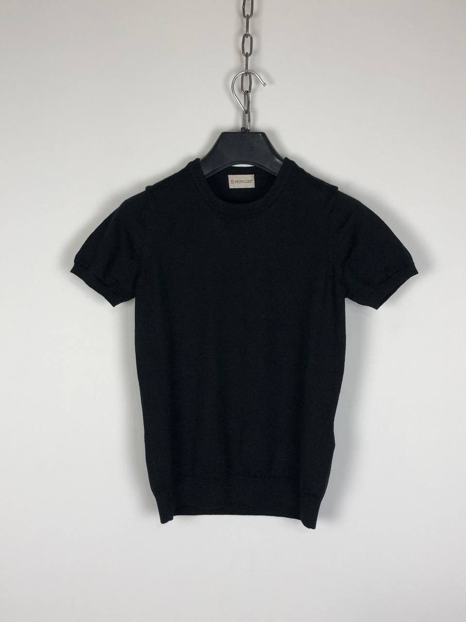 Moncler Moncler Wool Pullover Sweater Short Sleeve Black size S Size S / US 4 / IT 40 - 1 Thumbnail