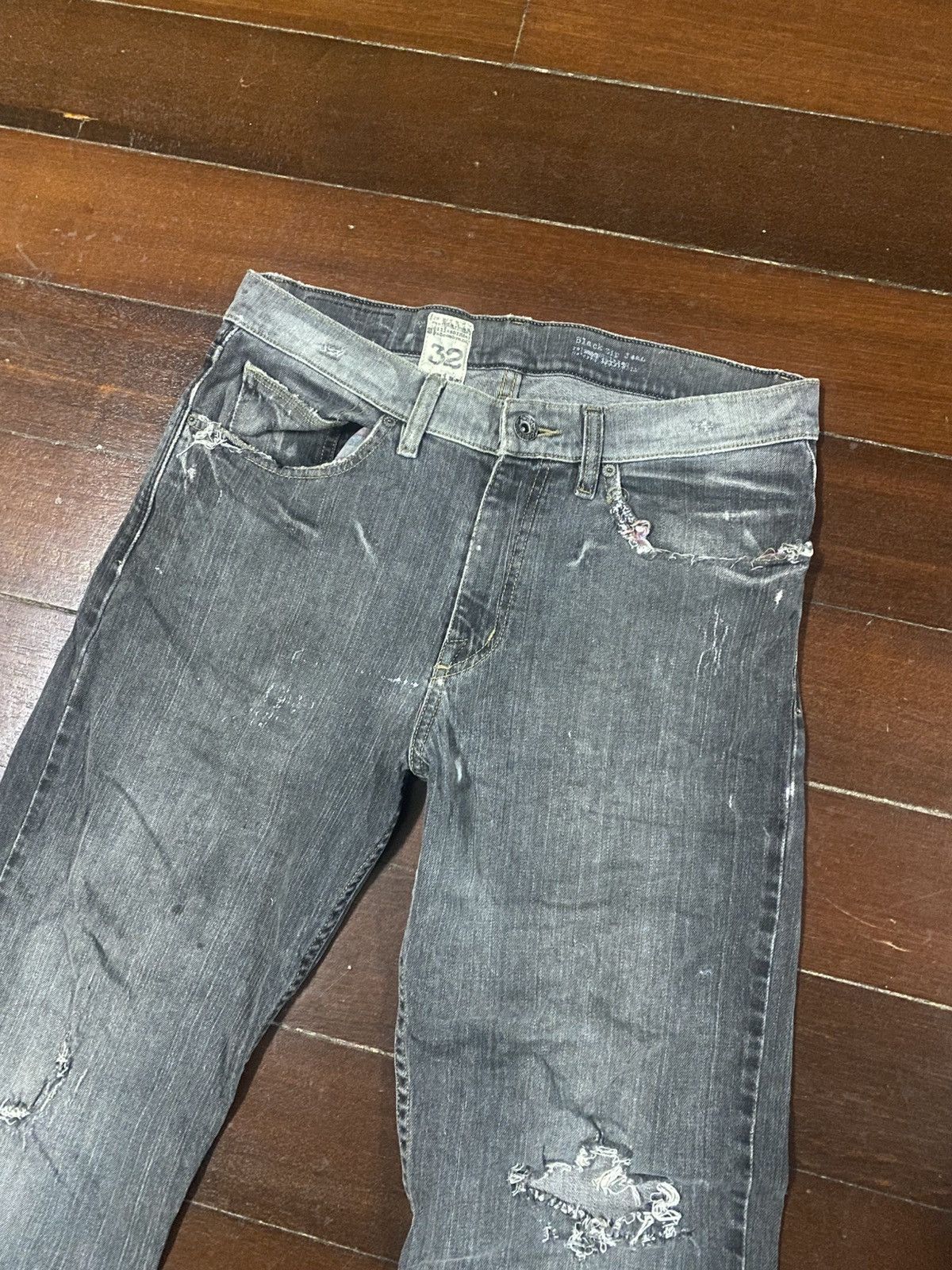 Volcom Vintage Volcom Stone Boardwear Denim Jeans distressed ripped Size US 35 - 5 Thumbnail
