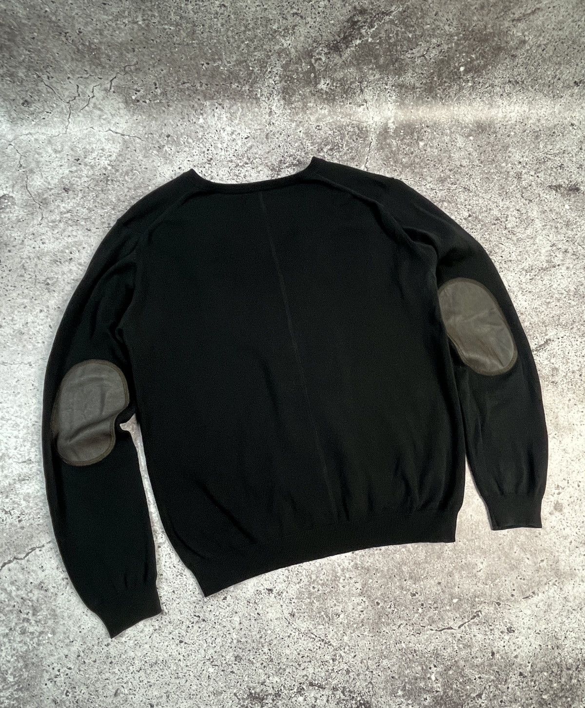 Acne Studios Acne Jeans Logo V-Neck Cotton Jumper Size US M / EU 48-50 / 2 - 4 Thumbnail