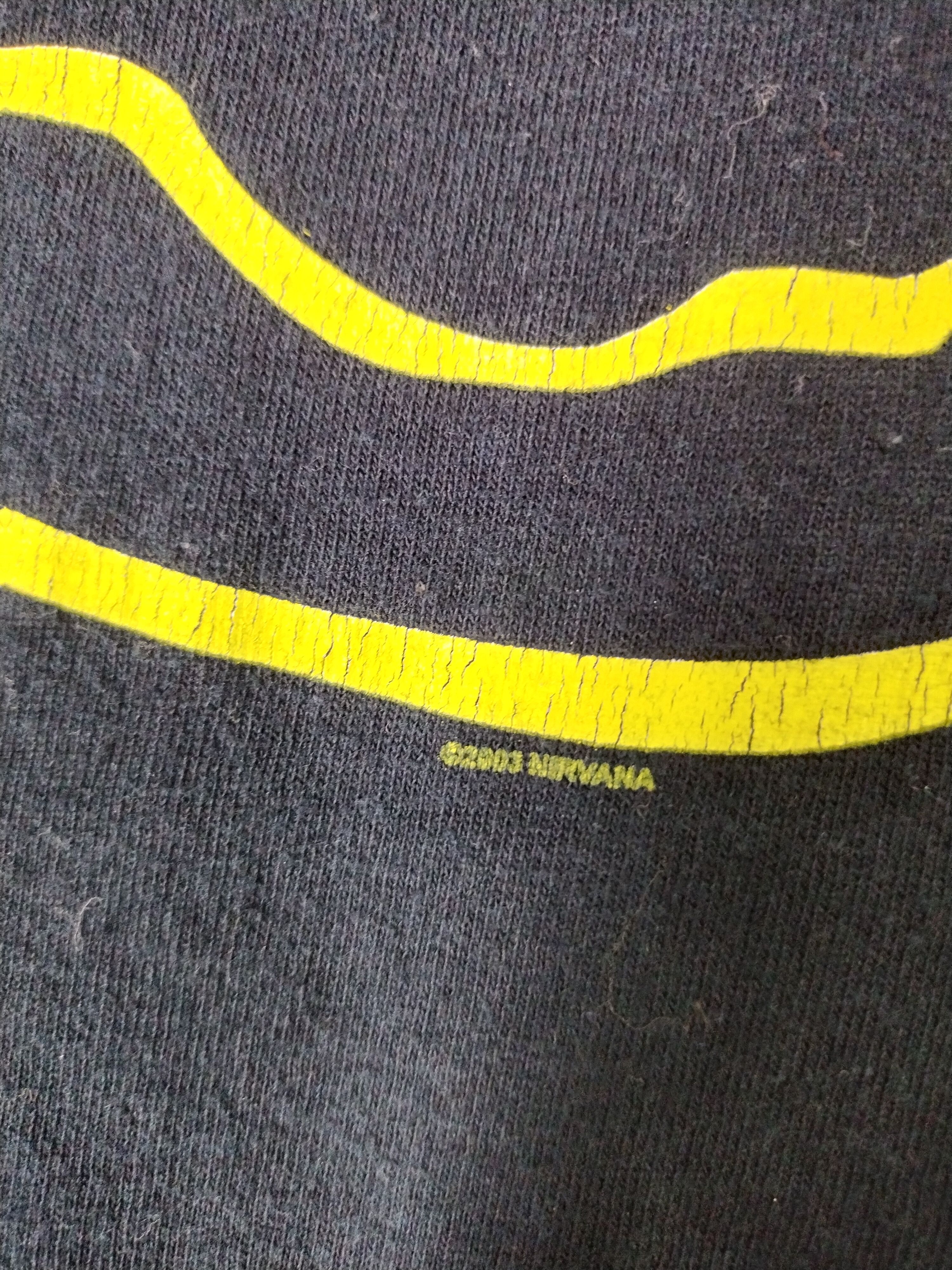 Band Tees ULTRA RARE Vintage 03's Nirvana Smiley Graphic T-Shirt Size US M / EU 48-50 / 2 - 6 Thumbnail