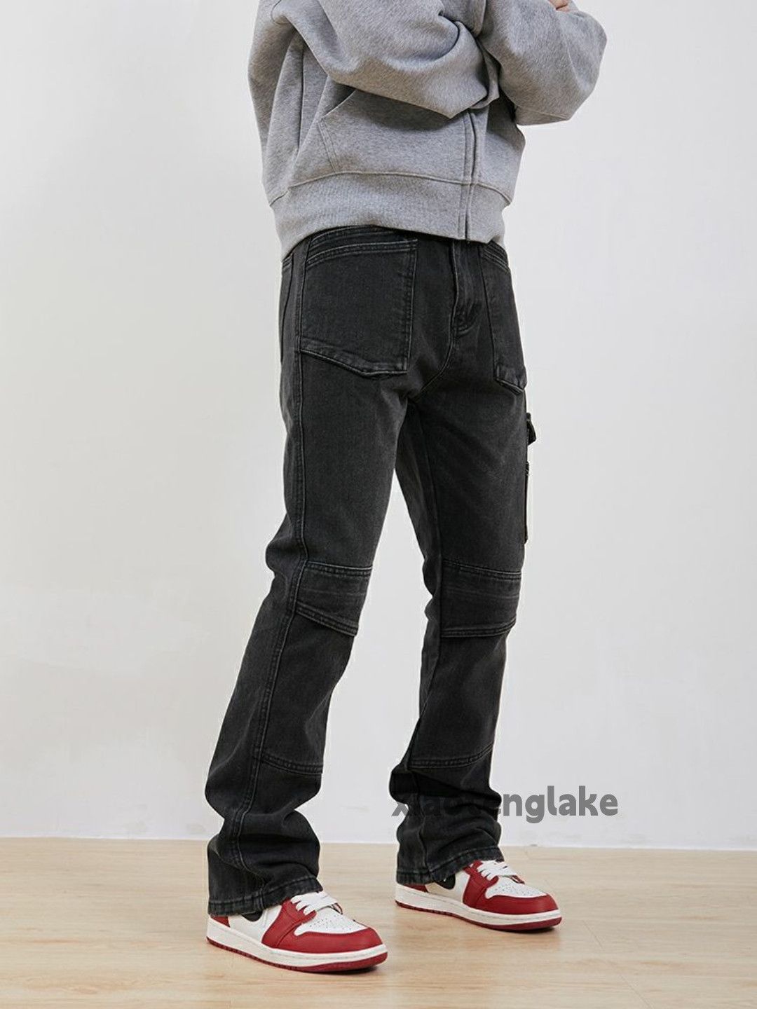 Jean × Vintage washed faded cleanfit yuppie utility bootcut jeans Size US 32 / EU 48 - 4 Thumbnail