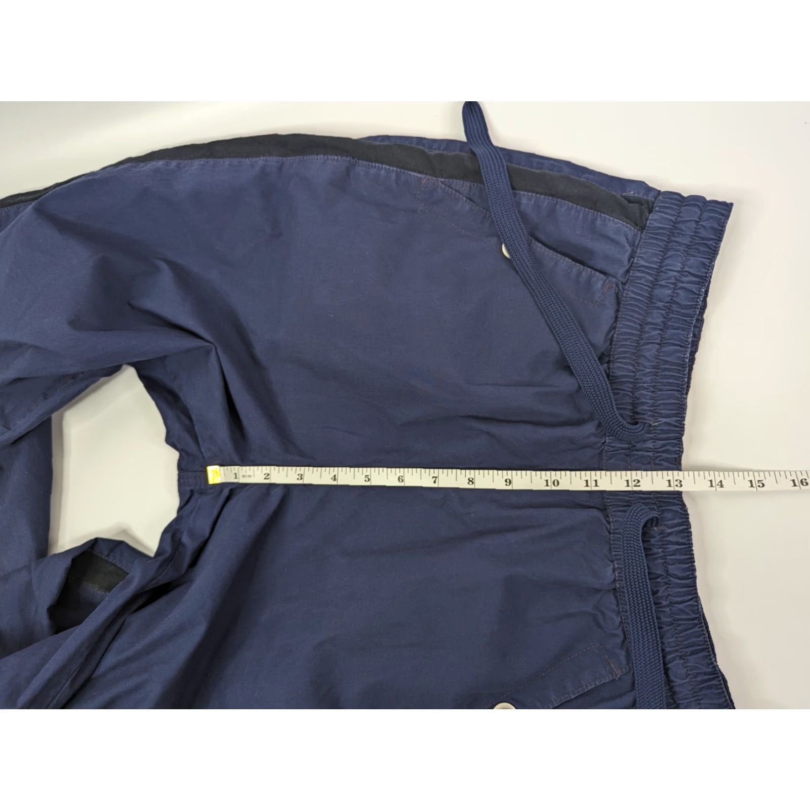 Vintage Maeve Track Pants Women's M Blue Twill Tapered Stripe Pants 운동 Size 32" / US 10 / IT 46 - 7 Thumbnail