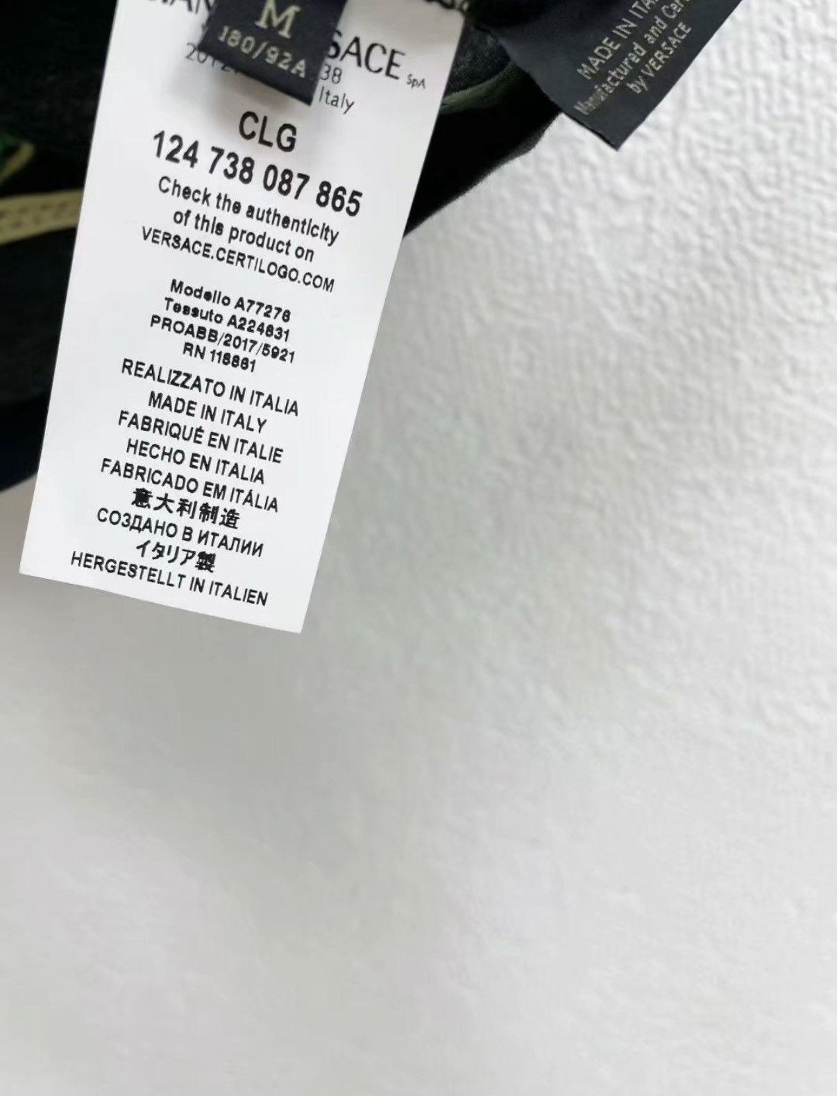 Versace VERSACE 100% Cotton Mainline Short Sleeve T-shirt J30 Size US M / EU 48-50 / 2 - 6 Thumbnail
