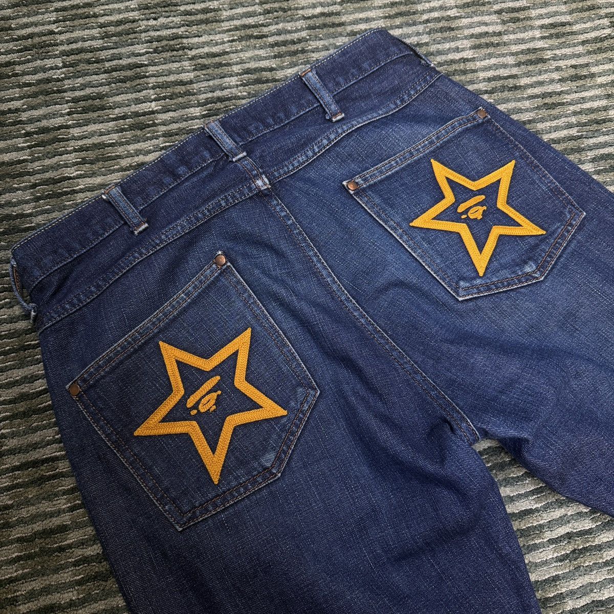 Bape 2000’s Star Bape Head Denim Size US 32 / EU 48 - 3 Thumbnail