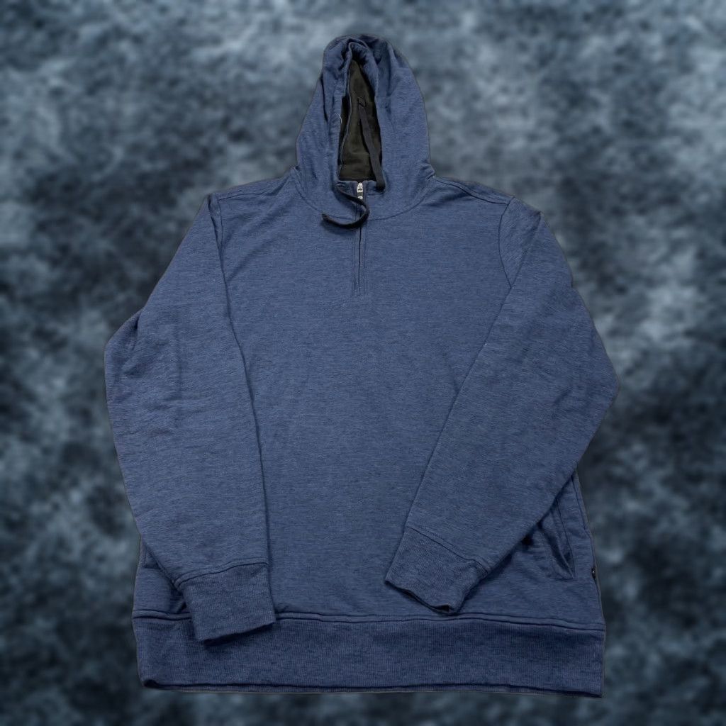 TravisMathew Travis Mathew Hoodie Mens M Full Zip Sports Golf Hooded Blue Cotton Polyester Shirt Size US M / EU 48-50 / 2 - 1 Thumbnail