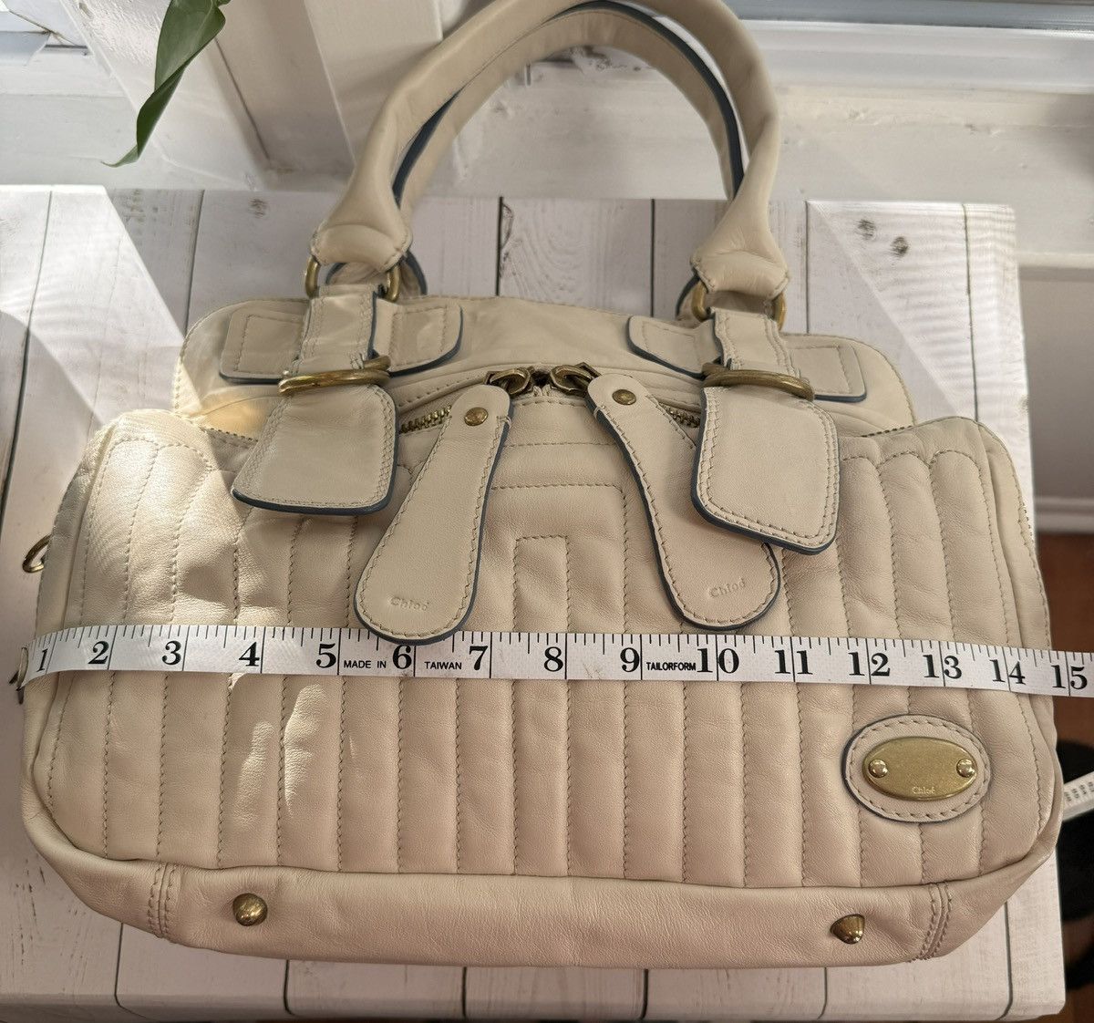 Chloe Quilted Leather Bay Bag w/ COA Size ONE SIZE - 13 Thumbnail
