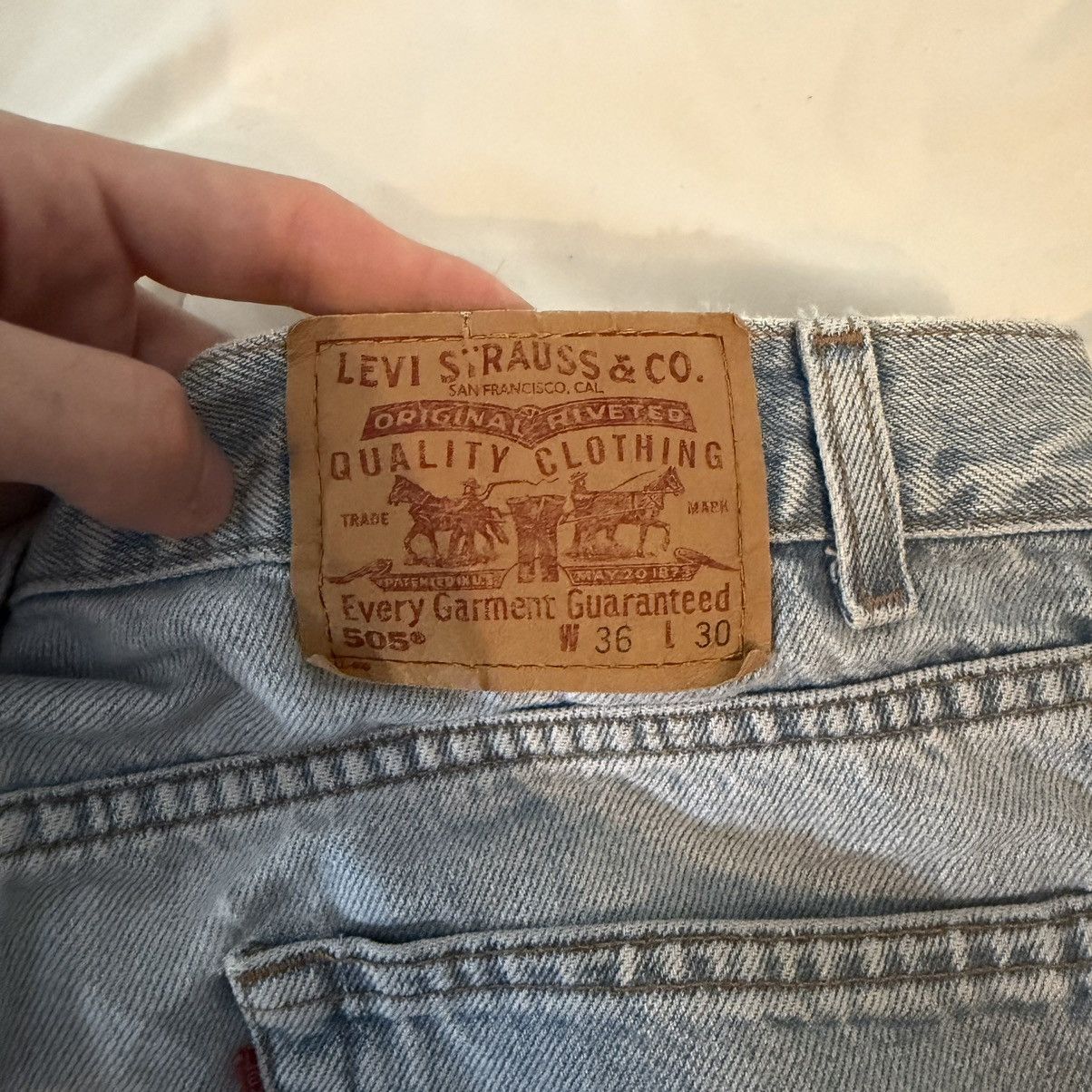 Levi's Vintage Levi’s 505 Denim Jeans Pants Size 36x30 Size US 36 / EU 52 - 9 Thumbnail