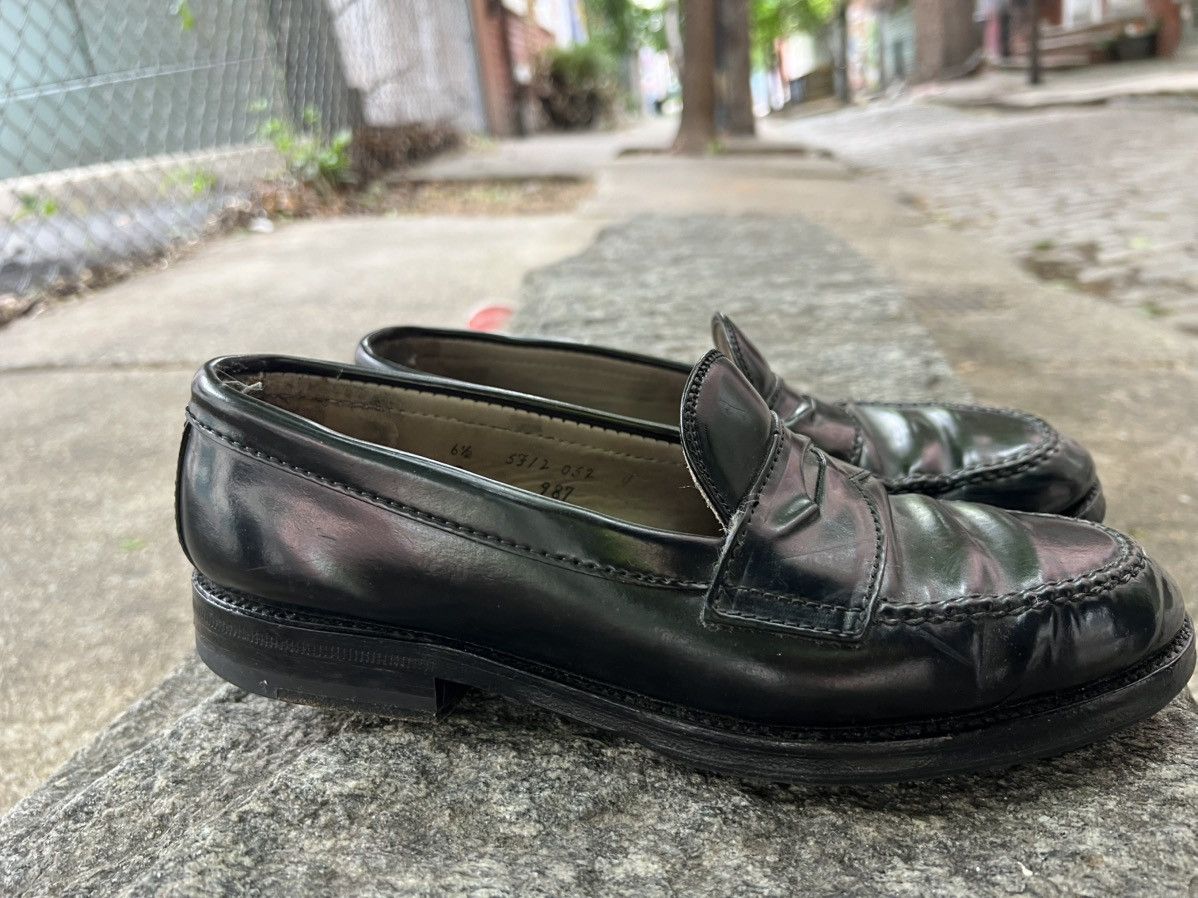 Alden Alden LHS Loafers Black Shell Cordovan Size US 6.5 / EU 39-40 - 3 Thumbnail