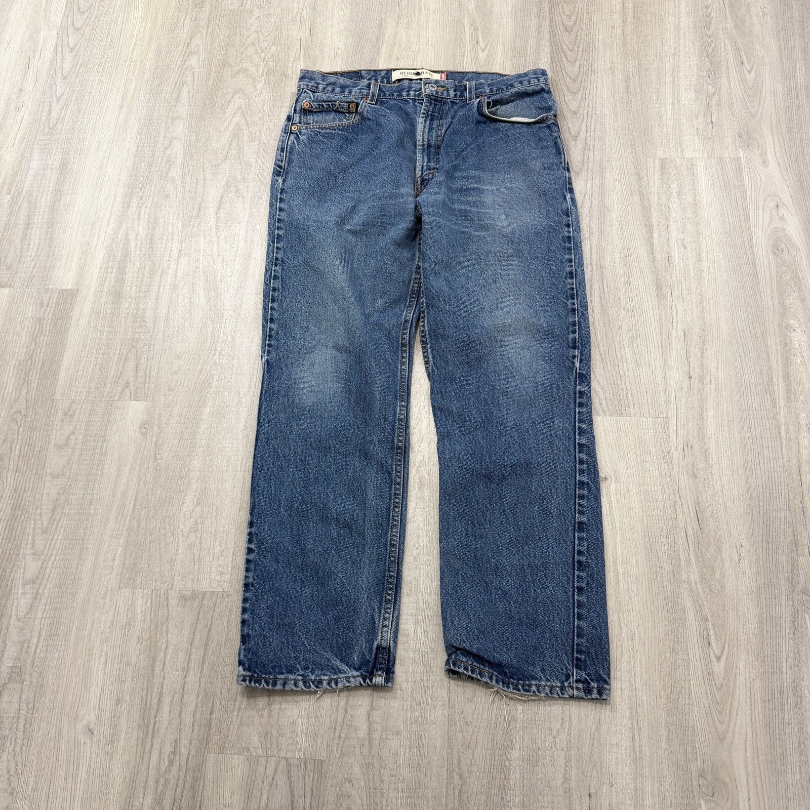 Levi's Vintage Levis 505 Jeans Mens 36x30 Blue Denim Regular y2k Size US 36 / EU 52 - 1 Thumbnail