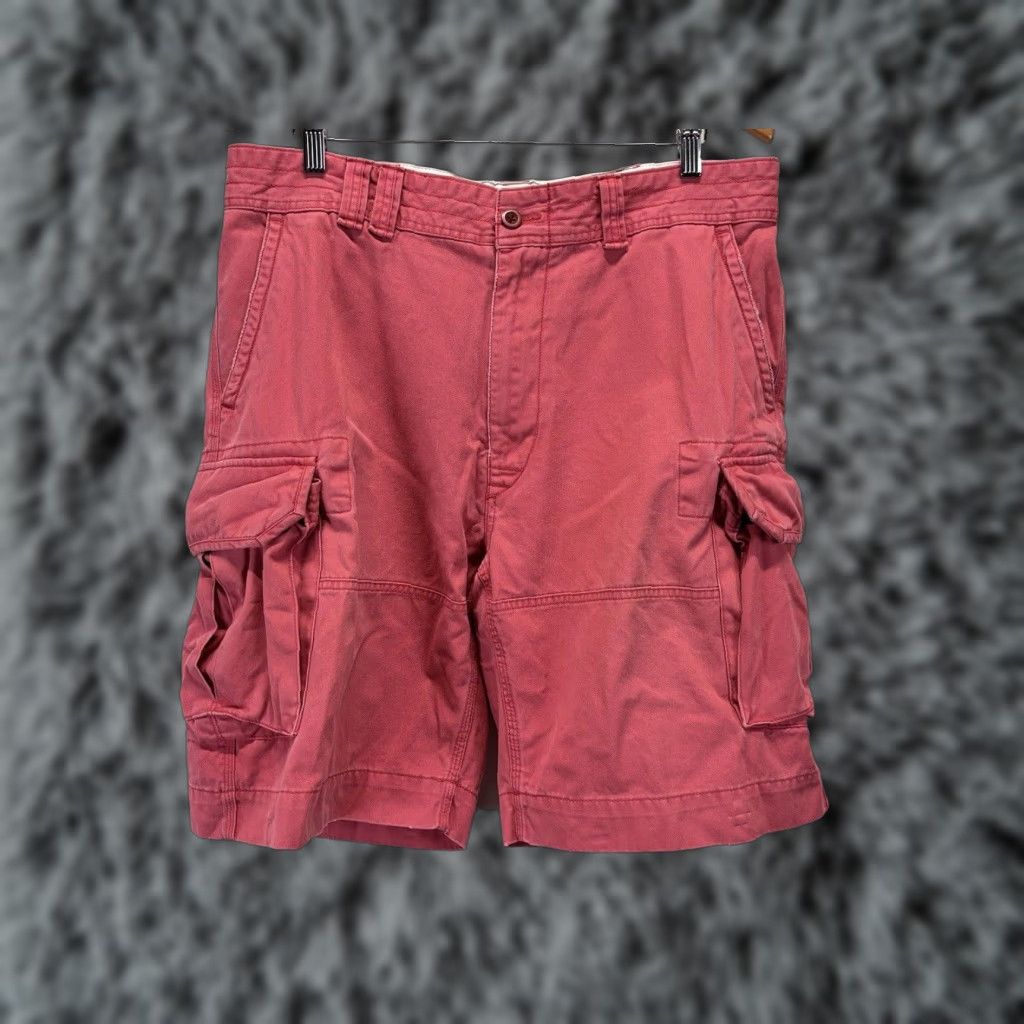 Polo Ralph Lauren VINTAGE Polo Ralph Lauren Cargo Shorts 36 Red/Pink Preppy Mens Size US M / EU 48-50 / 2 - 1 Thumbnail