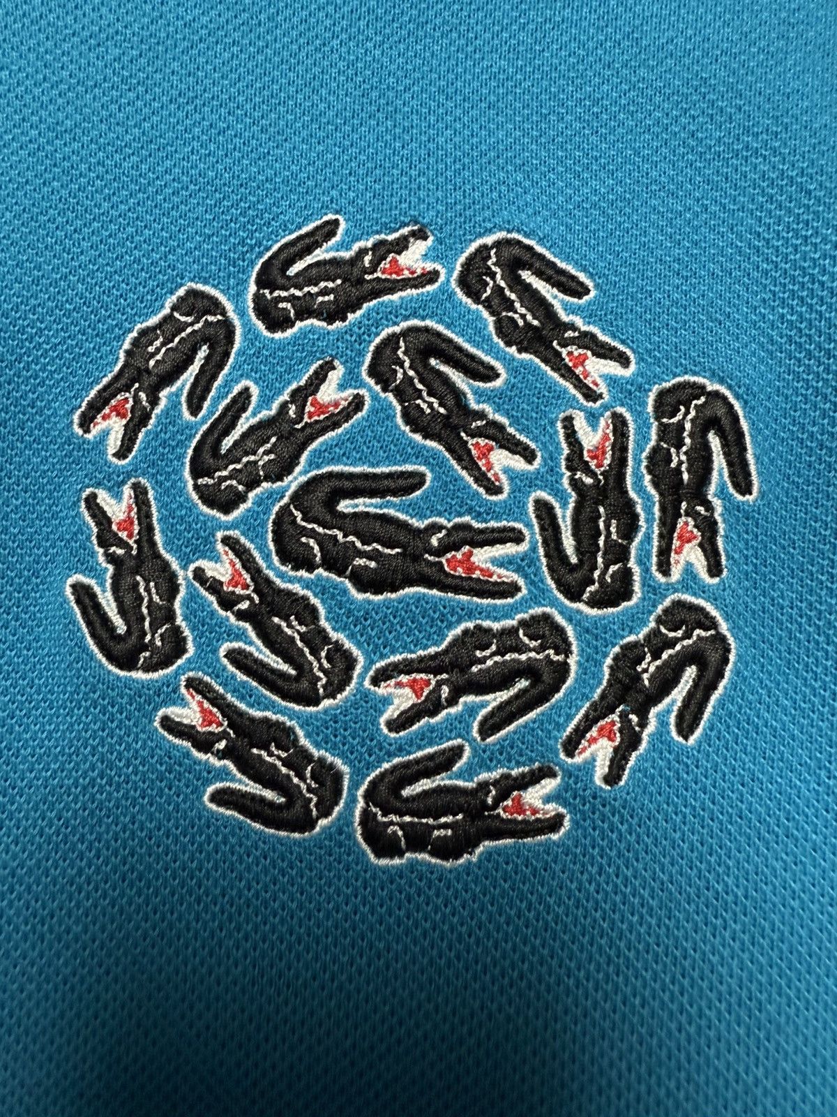 Lacoste Limited Edition Lacoste Camparas Big Logo Lux Polo Rare y2k Size US XL / EU 56 / 4 - 5 Thumbnail