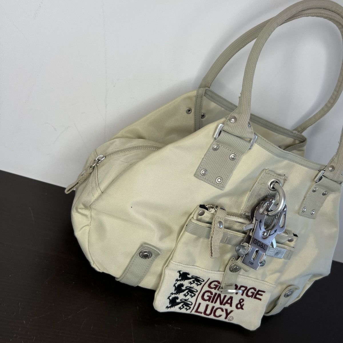George Gina & Lucy George Gina Lucy GGL Shoulder Crossbody Vintage Bag Beige Size ONE SIZE - 2 Thumbnail