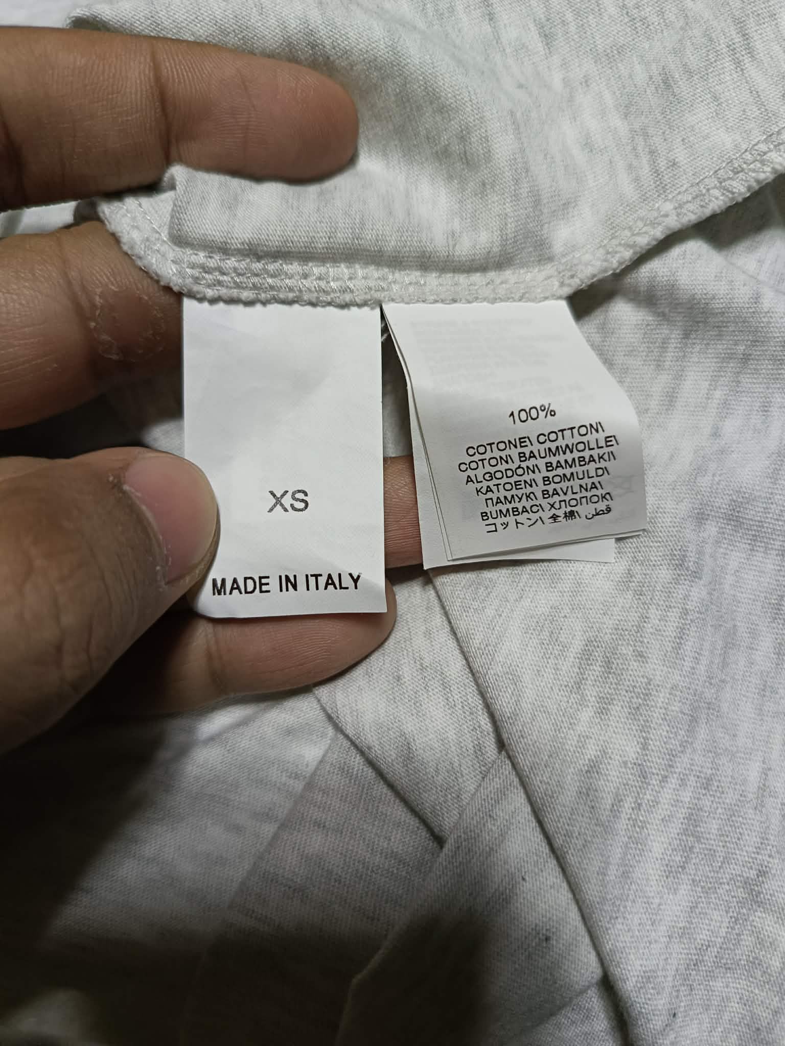 Brunello Cucinelli Brunello Cucinelli Layered Crew-neck Tshirt Gray Size US XS / EU 42 / 0 - 4 Thumbnail