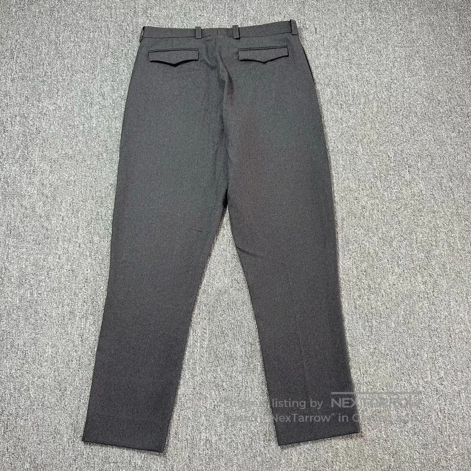Dior Dior Homme Wool Gray Casual Trousers. Size US 32 / EU 48 - 4 Thumbnail