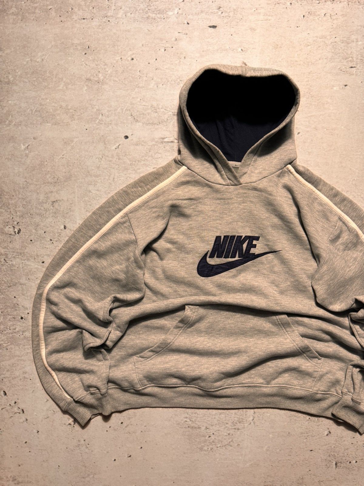 Nike × Vintage NIKE VINTAGE CENTER LOGO OVERSIZE BOXY HOODIE Size US L / EU 52-54 / 3 - 2 Thumbnail