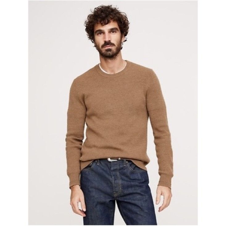 Banana Republic Banana Republic 100% MERINO THERMAL-KNIT SWEATER Size US XS / EU 42 / 0 - 1 Thumbnail