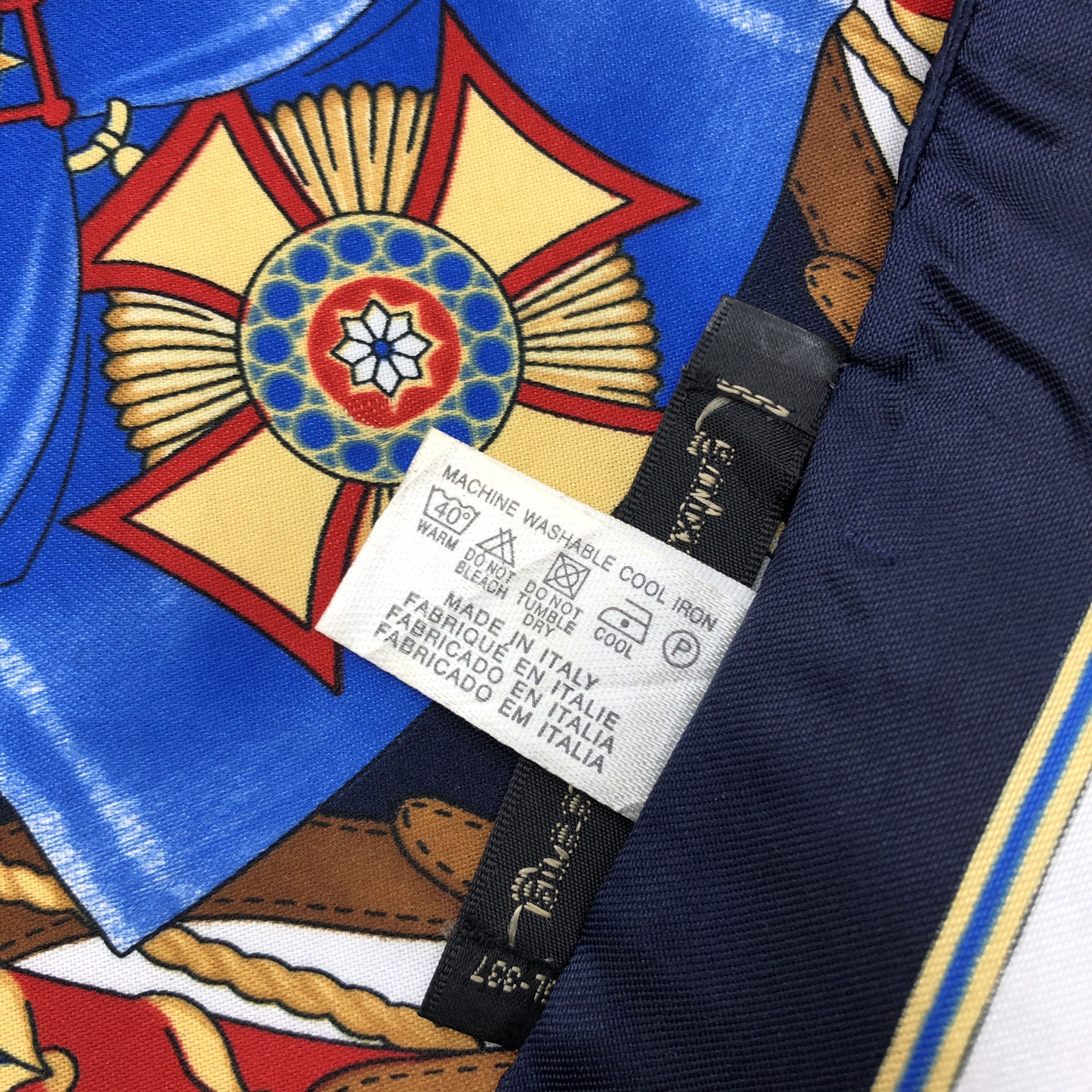 Japanese Brand Vintage Green Label Ralaxing SILK Scarf Twill Stole Scarves Size ONE SIZE - 8 Thumbnail