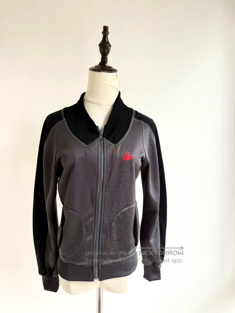 Vivienne Westwood Vivienne Westwood College gray and black Saturn jacket Size M / US 6-8 / IT 42-44 - 1 Thumbnail