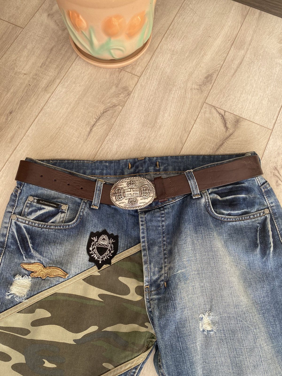If Six Was Nine Vintage Japanace Y2K Streetwear belt Gothic Leather Y2K Size ONE SIZE - 2 Thumbnail