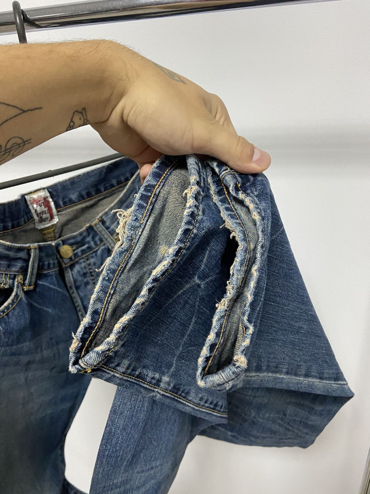 Ed Hardy × Vintage Ed Hardy pants Vintage jeans sk8 pocket tiger Logo Size US 34 / EU 50 - 12 Thumbnail