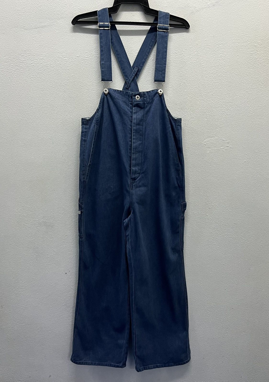 Japanese Brand × Vintage Lakey Park Indigo Denim Overalls Vintage Workwear Style Size US 41 - 1 Thumbnail