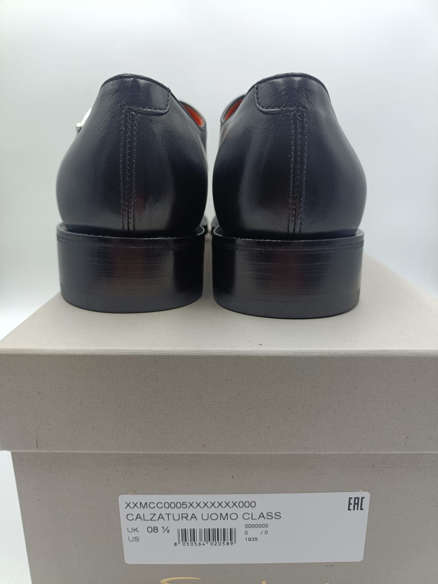 Santoni Santoni Double Monk Strap Black Leather Goodyear Welted Size US 9.5 / EU 42-43 - 7 Thumbnail