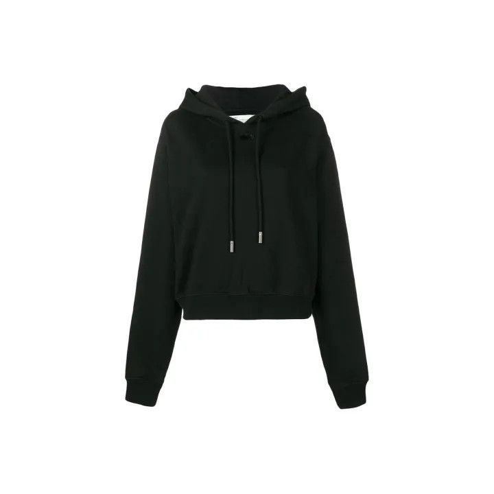 Off-White Off-White Printed Hooded Long Sleeve T-Shirt 0079 Size S / US 4 / IT 40 - 1 Thumbnail